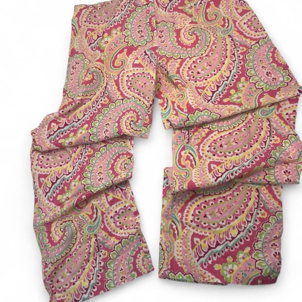Vera Bradley Pink Paisley Pants